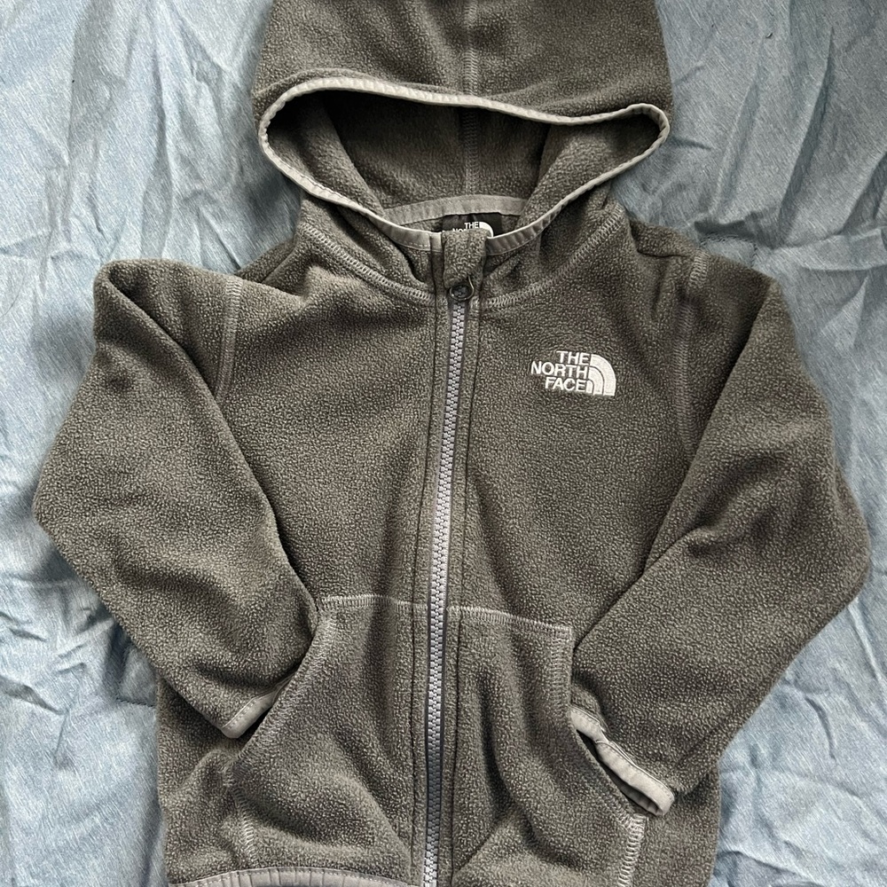 The North Face Gray Fleece Hoodie